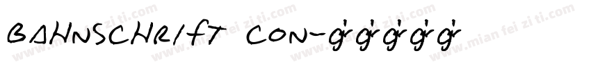 Bahnschrift con字体转换